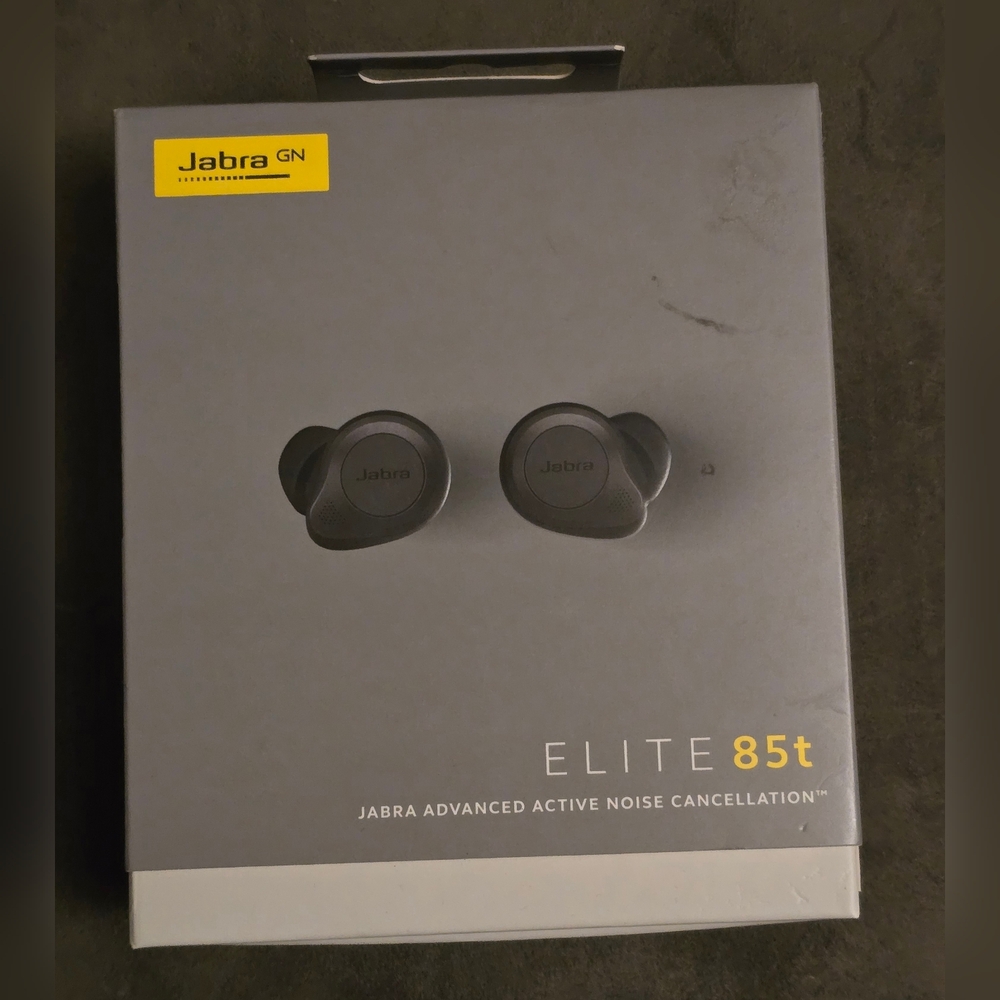 Jabra Elite 85t Noise Cancelling Earbuds - Black